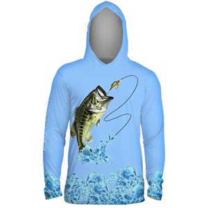 Sweat-shirts de pêche pour hommes personnalisés, design gratuit d'usine, sweat-shirt de pêche à manches longues, UPF, séchage rapide, polyester - Product Image 4
