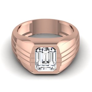Venta caliente Compromiso Boda Unisex 925 Anillo de plata esterlina Leb Grown Diamond Jewelry Anillo de alta calidad - Product Image 6
