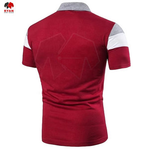 เสื้อโปโลผู้ชายขายส่ง คุณภาพสูง ผ้าฝ้ายเย็บอย่างดี รับปักโลโก้หรือสกรีน ผลิตจากโรงงานโดยตรง - Product Image 2