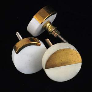 Perillas de mármol negro Perillas de mármol más vendidas con tamaño de forma de color personalizado Hecho EN LA India Artículo - Product Image 2