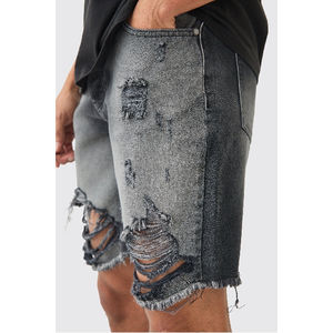 Meilleure qualité Denim Cargo Shorts été mode Streetwear Jeans Cargo Denim Shorts OEM Service 2025 Denim Shorts - Product Image 3