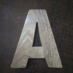 Lettres anglaises simples en bois de haute qualité pour jouets éducatifs artisanat bricolage ornements de mariage maison mariage décoratif - Product Image 5