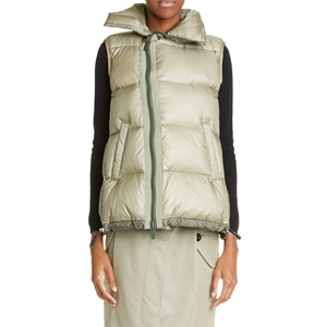 Chaleco de algodón acolchado transpirable de alta calidad para mujer 2025, diseño de burbuja de Color sólido con decoración bordada, chaleco de invierno - Product Image 1