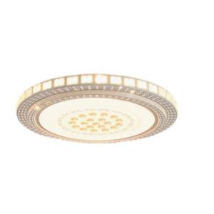 Plafonnier LED rond moderne élégant ultra lumineux de qualité supérieure pour salon, chambre à coucher, éclairage domestique - Product Image 1