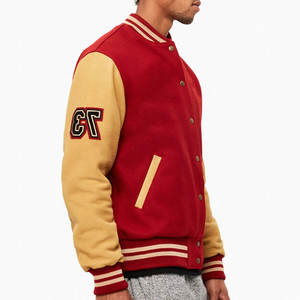 Léger hiver hommes Lettermen veste sur mesure col montant avant Logo écologique séchage rapide respirant - Product Image 3