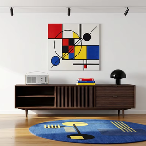 Mueble para TV de Madera de Teca Sólida, Diseño Minimalista, Alta Calidad, para Sala de Estar, Dormitorio, Comedor, Hotel y Apartamento - Product Image 1