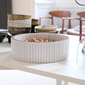 Arredamento per la casa italiano mobili riciclati di lusso neri e cartone sostenibile per l'archiviazione dell'home office - Product Image 6