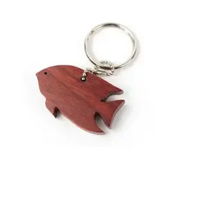 Hot selling Customized wooden keychain fish design high quality phone holder uses luxury look at reasonable rate