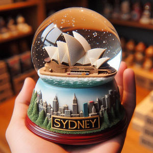 راتنج مخصص 3d مصغر بناء دولفين أستراليا تذكار سيدني سنو غلوب - Product Image 2