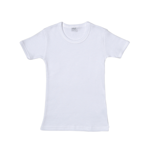 <span class=keywords><strong>Maglietta</strong></span> Unisex <span class=keywords><strong>bianca</strong></span> per bambini realizzata in cotone 100% dal grossista italiano disponibile per l'esportazione globale alla rinfusa - Product Image 1