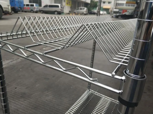 Rack SMT SMD Reel Composant Électronique Usine Utilisation Double Peak Single Peak Wire Shelving Display Trolley - Product Image 4