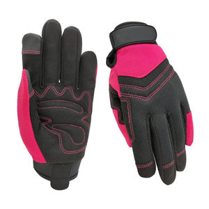 Gants de travail en cuir mécanique anti-choc enduits de nitrile résistants aux coupures gants de travail de mécanicien de sécurité tricotés résistants - Product Image 1