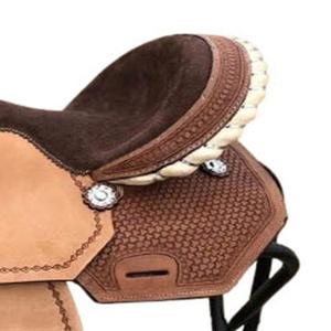 Selle de plaisir western en cuir souple pour enfants - Haute qualité, confortable, design personnalisable pour l'équitation, dressage, vente en gros - Product Image 3
