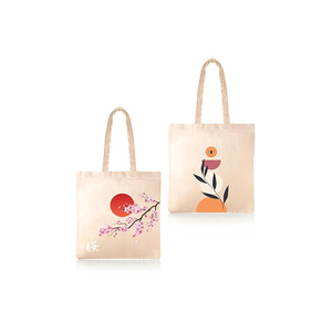 กระเป๋าผ้าคอตตอนแท้พิมพ์ลาย100% สำหรับใช้ในสำนักงานหรือช้อปปิ้ง - Product Image 5