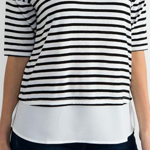 Camiseta informal de algodón de talla grande para mujer, cuello redondo, manga corta, ajuste relajado, transpirable, suave, cómoda, sencilla, para uso diario - Product Image 4