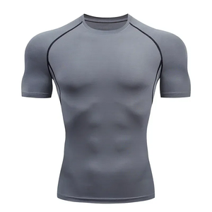 Camisetas de Compresión Estampadas para Hombre, Camisetas de Manga Corta para Verano, Camisetas Deportivas para Gimnasio, Camisetas Atléticas de Secado Rápido, Camisetas Interiores - Product Image 1