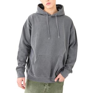 Sweat à capuche pour hommes, poids lourd 550g, Spandex/Coton Polaire Respirant, uni, essentiel, surdimensionné, gaufré, impression bouffée, hiver OEM - Product Image 1
