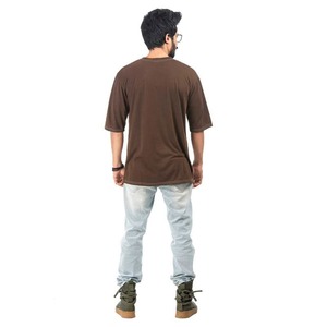 Camiseta de Hombre Extra Grande de Alta Calidad 100% Algodón, Impresión de Serigrafía Personalizada, Logotipo de Marca Digital, Transpirable y Ligera - Product Image 4