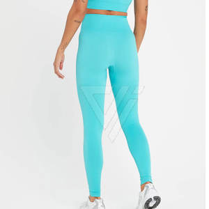 Leggings para Mujer, Último Modelo en Oferta, Cintura Elástica de Alta Calidad, Sólidos, Transpirables, Ecológicos, de Spandex/Poliéster, Ropa de Yoga Cómoda - Product Image 2