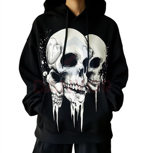 Sweat-shirt à capuche en molleton pour homme en gros, manches longues, simple, streetwear, design personnalisé, sweat-shirt pour homme - Product Image 6