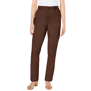 Pantalones chinos y pantalones elegantes de talla grande para mujer, informales, de Color sólido, diseño personalizado, Pantalones chinos de moda para mujer - Product Image 6