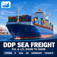 Agente de Transporte Marítimo LCL+Express, Envío desde China a EE. UU., Reino Unido, Alemania, Francia, DDP Puerta a Puerta