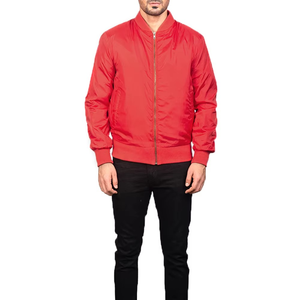 Custom Lightweight Plus Size Men's Winter Flight Bomber <b>Jacket</b> with Zipper Closure <b>Waterproof</b> <b>Long</b> Length Bomber <b>Jacket</b> For Men - Product Image 3