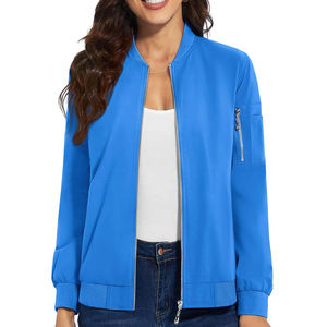 2025 personnalisé femmes Bomber veste coupe-vent meilleur Design 100% haute qualité vêtements dames femmes Bomber veste pas cher prix - Product Image 1