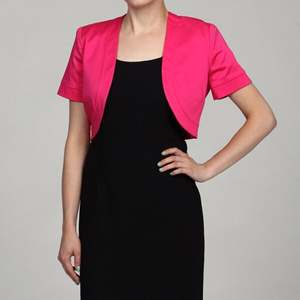 Cardigan Bolero da Donna <span class=keywords><strong>Jessica</strong></span> Howard Taglia XL, Casual Rosa con Ricami, Abbigliamento Lungo per Estate e Inverno - Product Image 1