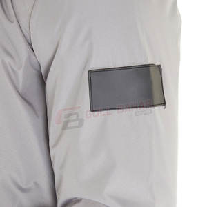 Blouson aviateur High Street à logo personnalisé pour hommes, coupe ajustée, col montant avec ceinture élastique et poches zippées - Product Image 3