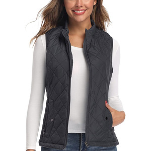 2025 chaqueta acolchada personalizada para mujer moda Vintage decorado impermeable lana medio chaleco sin mangas ropa de invierno para hombres/mujeres - Product Image 5