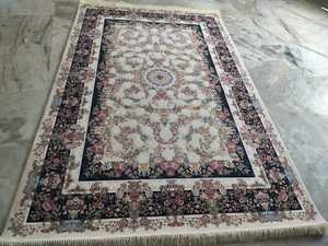 Alfombra de seda pura hecha a mano para sala de estar, Alfombra de pila alta disponible en diferentes tamaños, suministro al por mayor - Product Image 6