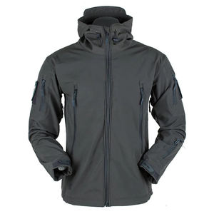 Veste Softshell Homme Fabriquée en Usine, Manches Longues, Coupe Imperméable et Coupe-Vent, Coupe Slim, Veste d'Hiver pour Activités de Plein Air, Vente Promotionnelle, Style Urbain - Product Image 1