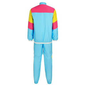 Ensemble de survêtement 2 pièces pour homme, coupe-vent décontracté à imprimé tendance, fermeture éclair, OEM ODM, taille élastique, grande taille, nylon d'hiver - Product Image 3