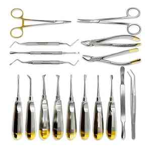 High Quality Steel Manual Tooth Extraction Forceps Set <b>Surgical</b> <b>Dental</b> <b>Instruments</b> Kit CE Certified Class I 2-Year <b>Surgical</b> - Product Image 3