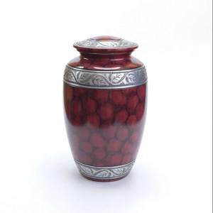 โกศโลหะแบบยุโรปทำด้วยมือสุดหรูสำหรับงานศพสัตว์อินเดียและเถ้ามนุษย์ที่เก็บของงานฝีมือตกแต่งสำหรับทารก - Product Image 4