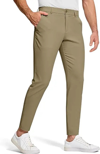 Pantalones de Vestir Casuales para Hombre, Corte Regular, Cintura Media, Alta Calidad, Secado Rápido, Transpirables, Resistentes al Viento, Cierre con Cordón Ajustable para Verano - Product Image 4