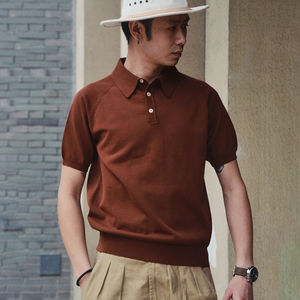 Camisetas Polo para hombre, venta al por mayor, camisetas polo para hombre, ropa de golf de manga corta, camisetas polo de punto - Product Image 5