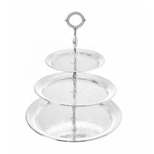 Moderno Soporte de Metal de 3 Niveles para Tartas, Plato de Frutas de Aluminio, Elegante Exhibidor de Postres, Vajilla de Cocina con Estilo, Venta al por Mayor - Product Image 4