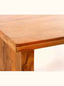 Table basse rectangulaire portable moderne en bois massif meubles de maison combinaison décorative pour centre de salon - Product Image 4