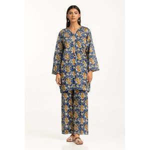 Ensemble Coordonné Décontracté IUSTTS-1158 Imprimé Floral Grande Taille Robe Journée & Soirée avec Fermeture Éclair et Volants XS-3XL Léger - Product Image 3