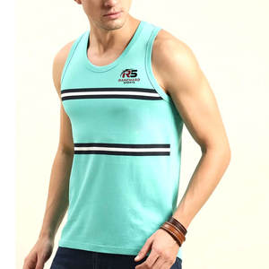 Débardeur de sport en coton pour homme, débardeur musculaire ajusté pour l'entraînement estival, chemise de sport pour homme, débardeur d'entraînement élégant pour homme - Product Image 1