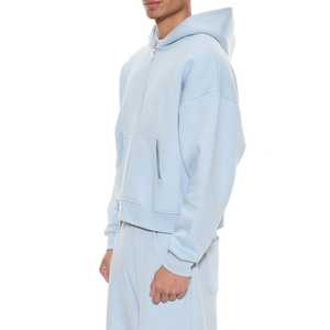 Conjunto Deportivo Personalizado de 450 Gsm de Poliéster/Algodón, Sudadera con Capucha de Corte Regular Informal, Conjunto Deportivo de Otoño de Alta Calidad para Hombre, Traje Deportivo de 2 Piezas - Product Image 2