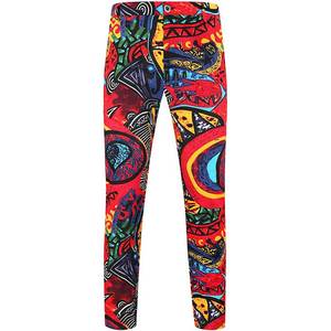 Latest High Quality New Stitched Variety Button <b>Suit</b> Casual Zip Fashion Boys and Girls Printed Trousers Stretch Trousers - Product Image 1