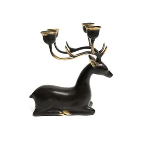 Nueva llegada moderna de lujo oro Reno portavelas soporte de mesa y centro de mesa decorativo soporte de vela. - Product Image 3