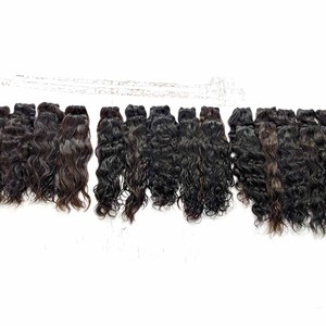 Meilleur Original indien ondulé 100% naturel cuticule alignée de haute qualité 100% faisceaux de cheveux de temple de donneur unique Extensions de cheveux humains - Product Image 2