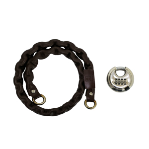 Vintage Leather Password Chain <b>Lock</b> for Urban Drivestyle-Unimoke Series Bicycles Parts - Product Image 1