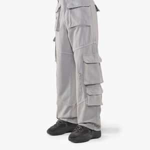 กางเกงวิ่งขายาวผ้าไนลอนกางเกงวอร์ม100% สำหรับผู้ชายกางเกงวิ่งขนาดใหญ่กางเกงวอร์มขากว้างกางเกงไนลอน - Product Image 3