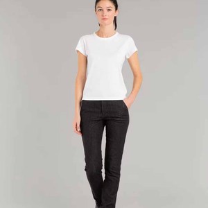 Vente en gros, conception personnalisée, T-Shirts imprimés de couleur unie sur le côté de la poitrine, Logo personnalisé, t-shirt respirant, coupe régulière - Product Image 3