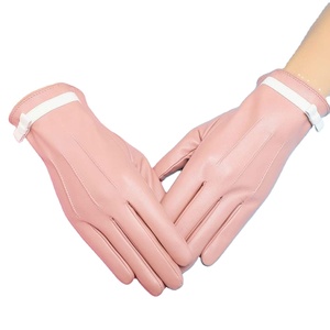 Nouvelle arrivée 2025 Design gants à écran tactile extérieur en cuir véritable gants chauds Simple mode gants de conduite - Product Image 6